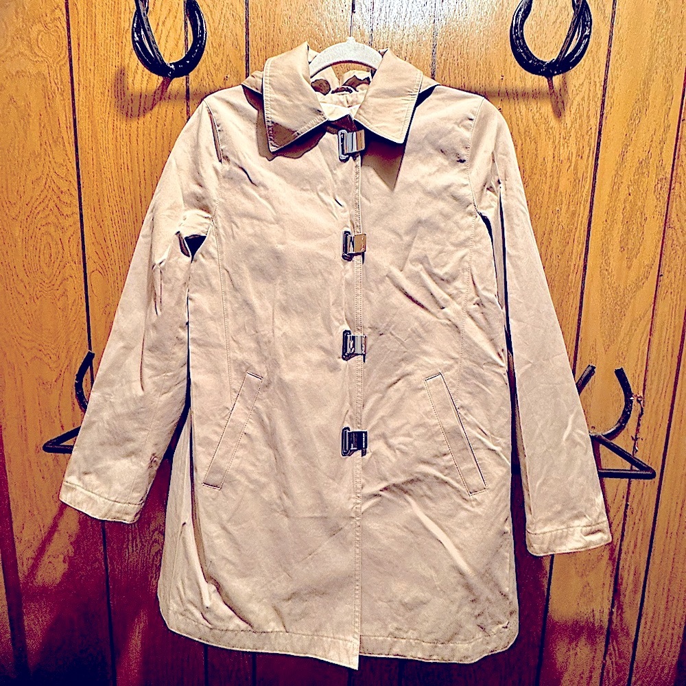 Michael Kors Tan Rainjacket sz XS
